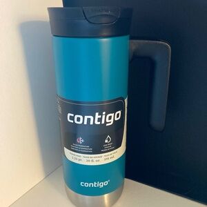 New Travel Mug Contigo Turquoise Blue